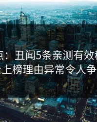 黑料盘点：丑闻5条亲测有效秘诀，业内人士上榜理由异常令人争议四起